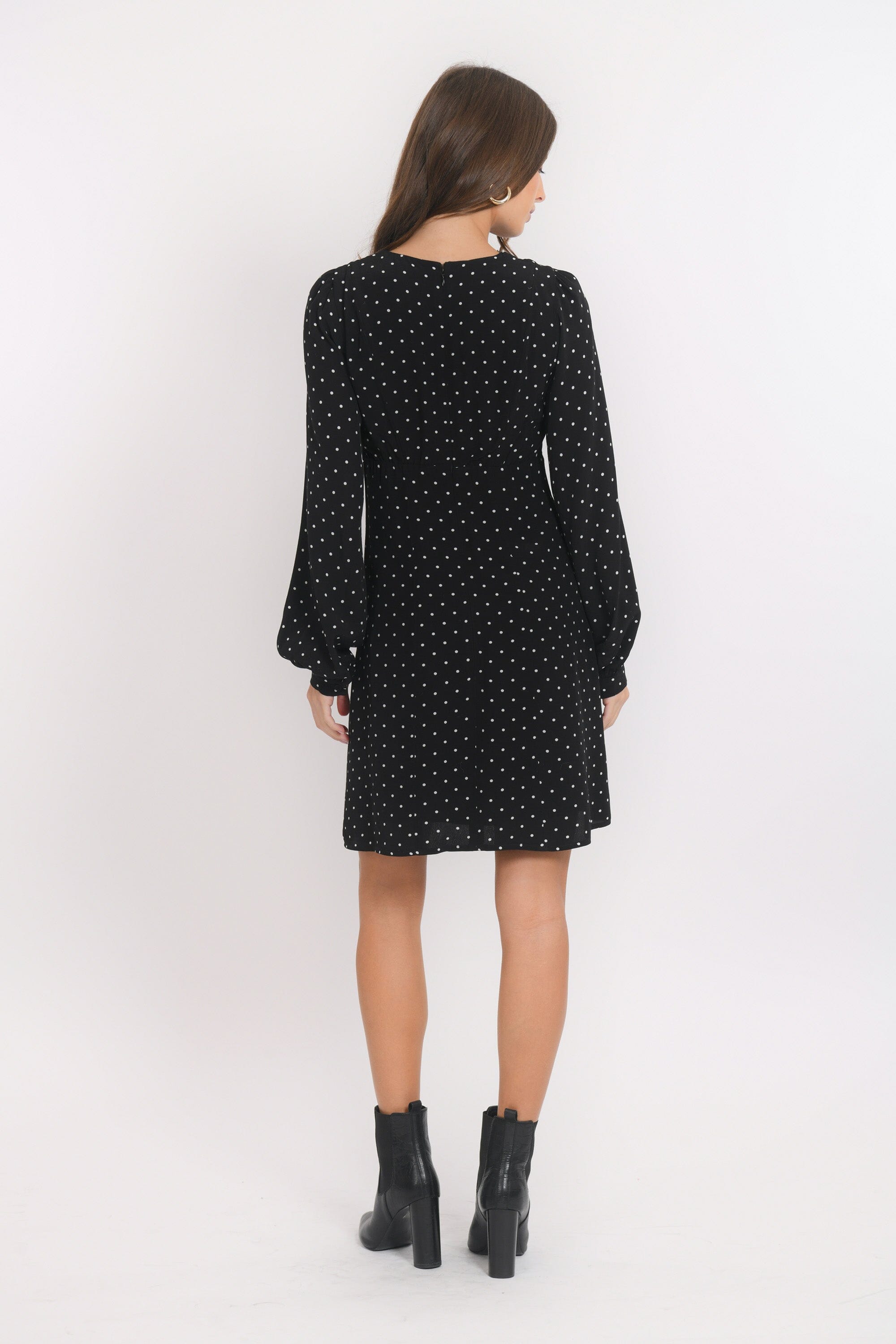 ROBE COURTE - BARNEY - NOIR ROBE NEW KOOKAI Mode Kookai