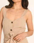 ROBE COURTE - BEIGE - AMAYA ROBE NEW KOOKAI Mode Kookai