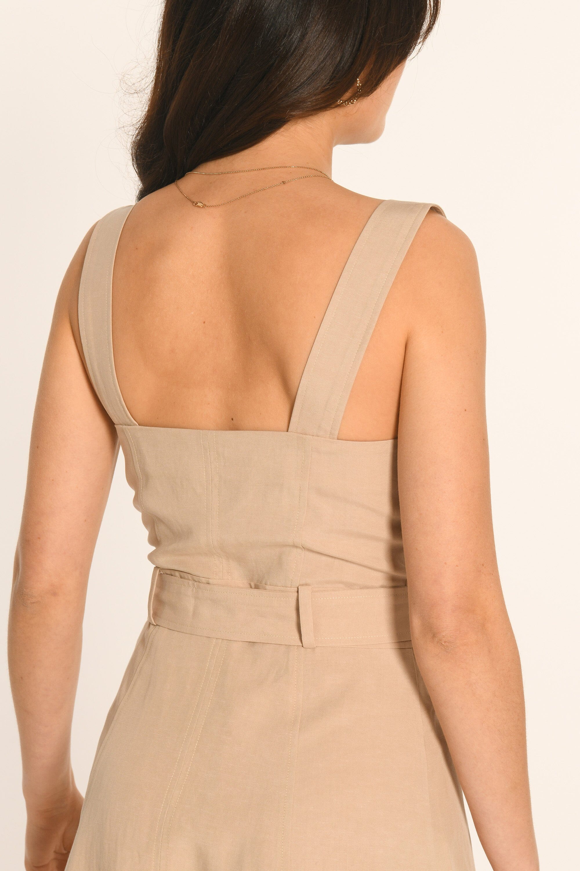 ROBE COURTE - BEIGE - AMAYA ROBE NEW KOOKAI Mode Kookai