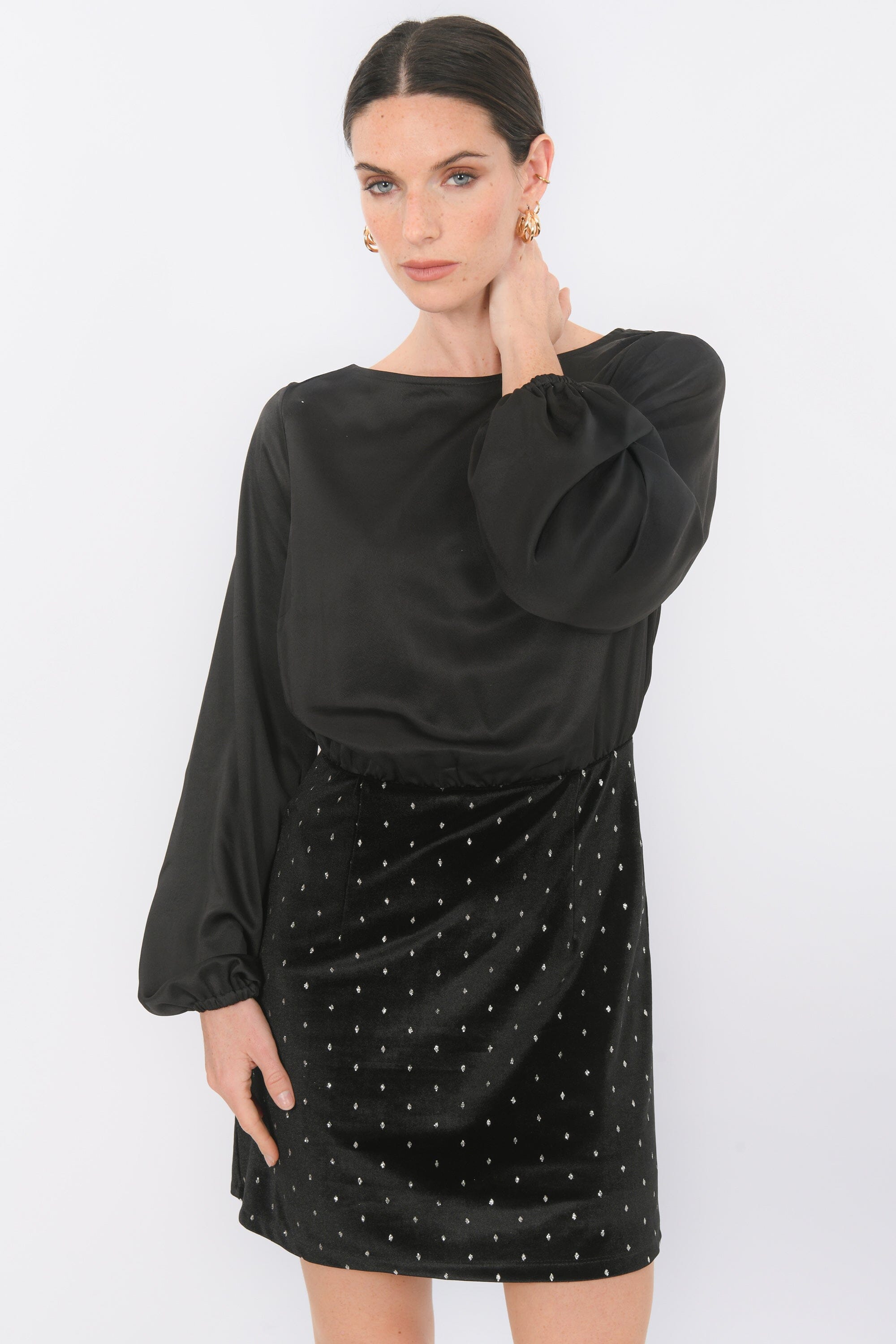 ROBE COURTE - BOETIE - NOIR ROBE NEW KOOKAI Mode Kookai