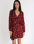 ROBE COURTE CARMEN NOIR/ROUGE ROBE KOOKAI Mode Kookai