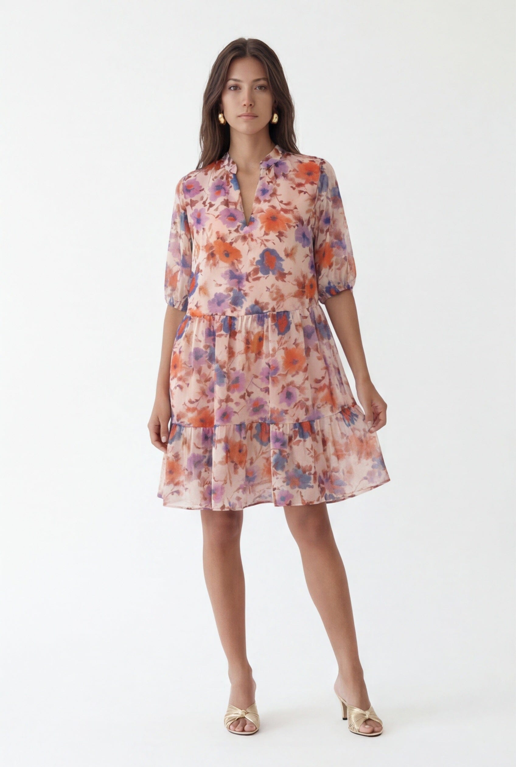 ROBE COURTE - CHRISSY - CORAIL ROBE NEW KOOKAI Mode Kookai