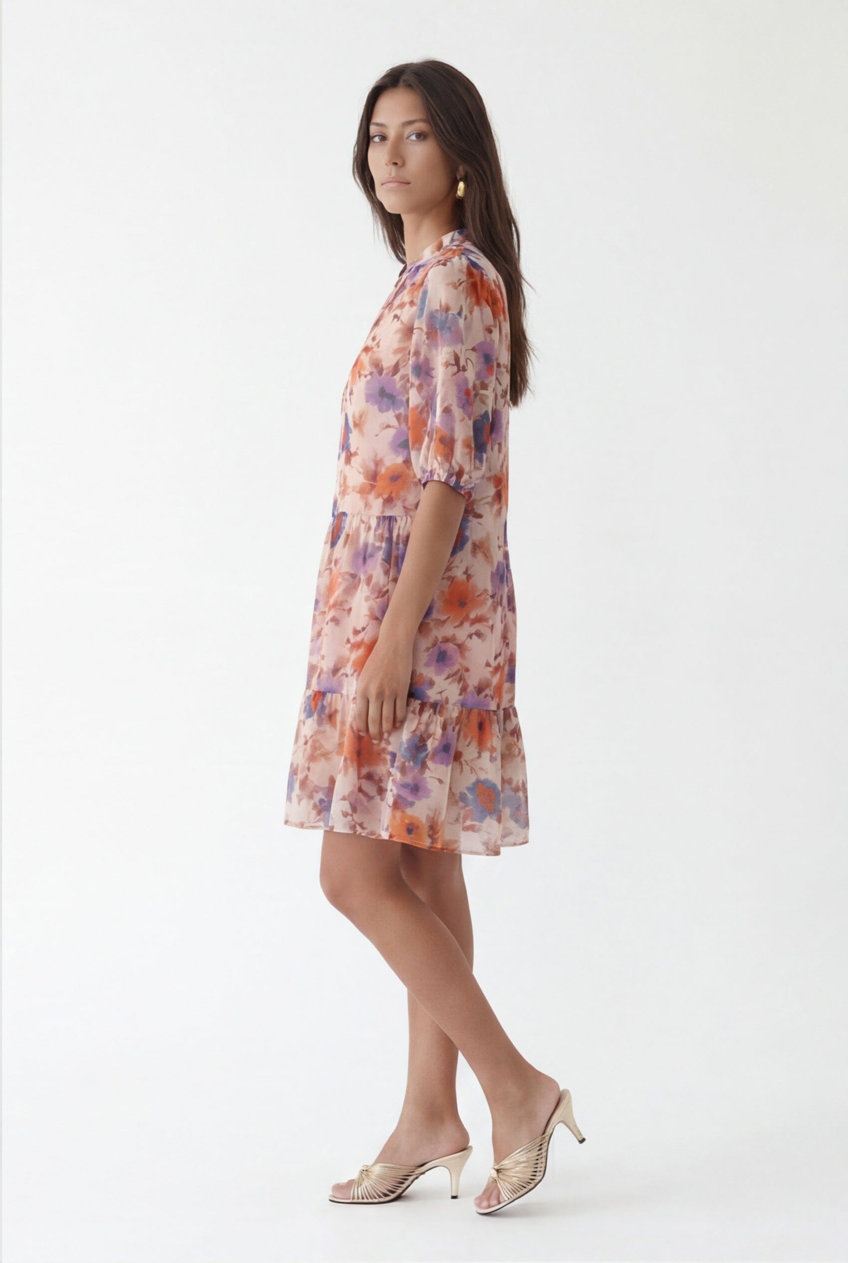 ROBE COURTE - CHRISSY - CORAIL ROBE NEW KOOKAI Mode Kookai