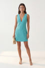 ROBE COURTE - CLEO - AQUA ROBE NEW KOOKAI Mode Kookai