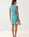 ROBE COURTE - CLEO - AQUA ROBE NEW KOOKAI Mode Kookai