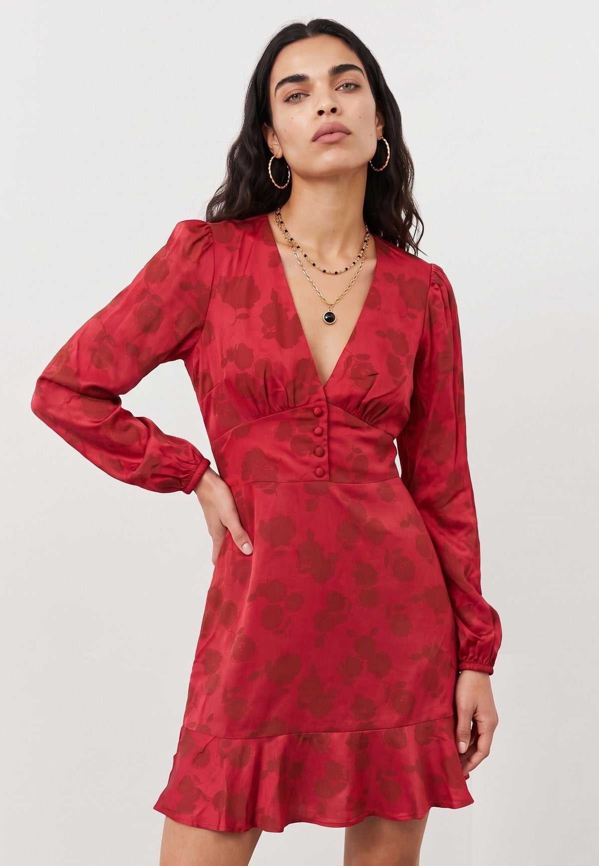 ROBE COURTE - DEBBIE - ROUGE ROBE NEW KOOKAI Mode Kookai