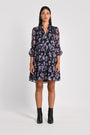 ROBE COURTE FLEURS MADISON MULTI VIOLET ROBE KOOKAI Mode Kookai