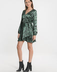ROBE COURTE NESA NOIR/VERT ROBE KOOKAI Mode Kookai