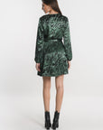 ROBE COURTE NESA NOIR/VERT ROBE KOOKAI Mode Kookai