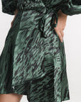 ROBE COURTE NESA NOIR/VERT ROBE KOOKAI Mode Kookai