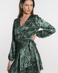 ROBE COURTE NESA NOIR/VERT ROBE KOOKAI Mode Kookai