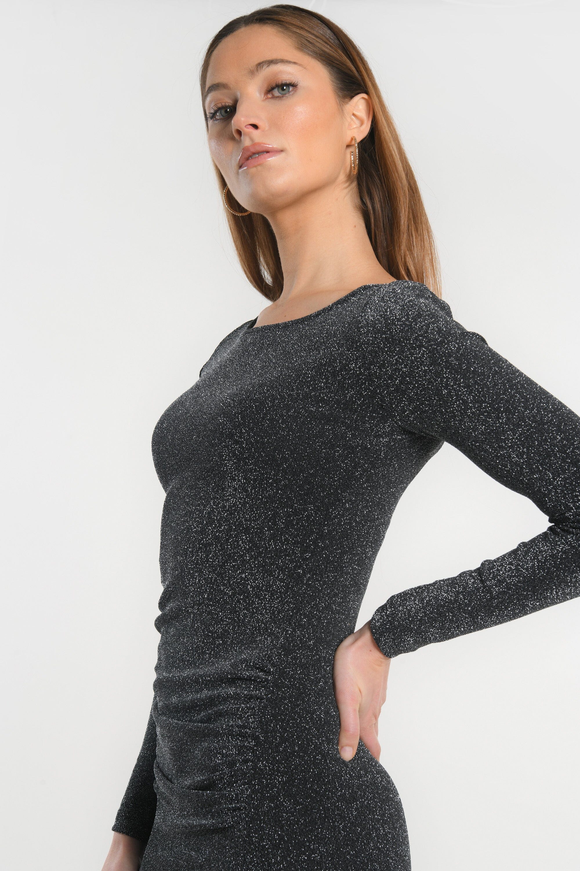 ROBE COURTE - SAYA - GRIS ROBE KOOKAI Mode Kookai