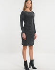 ROBE COURTE - SAYA - GRIS ROBE KOOKAI Mode Kookai