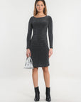 ROBE COURTE - SAYA - GRIS ROBE KOOKAI Mode Kookai