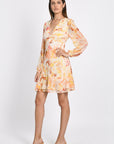 ROBE COURTE SERENA MULTI BEIGE ROBE kookai Mode Kookai