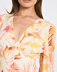 ROBE COURTE SERENA MULTI BEIGE ROBE kookai Mode Kookai