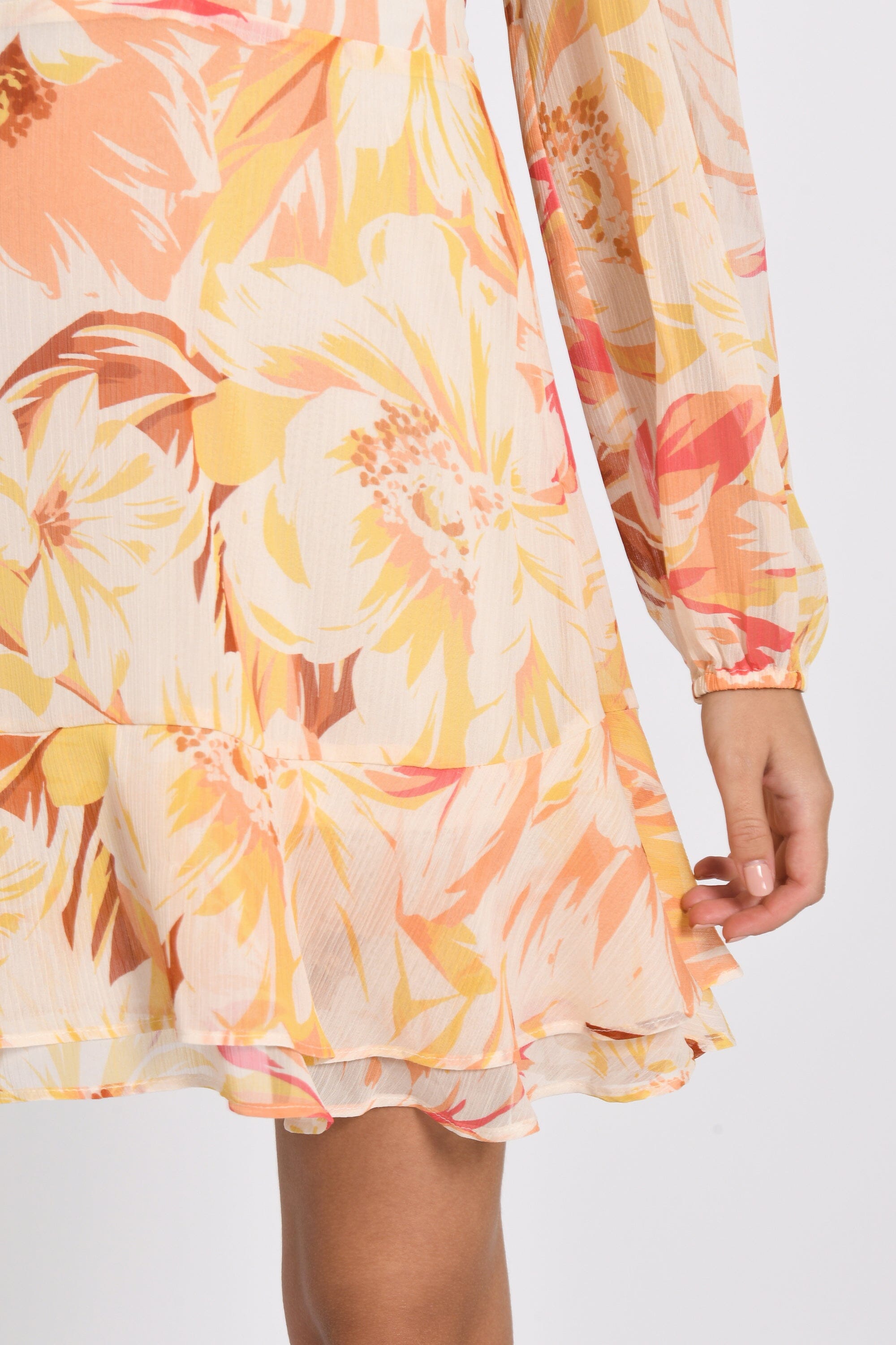 ROBE COURTE SERENA MULTI BEIGE ROBE kookai Mode Kookai