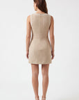 ROBE COURTE TWEED - CATALINA - BEIGE ROBE NEW KOOKAI Mode Kookai