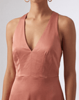 ROBE CROISEE - CAPRI - TERRACOTA ROBE NEW KOOKAI Mode Kookai