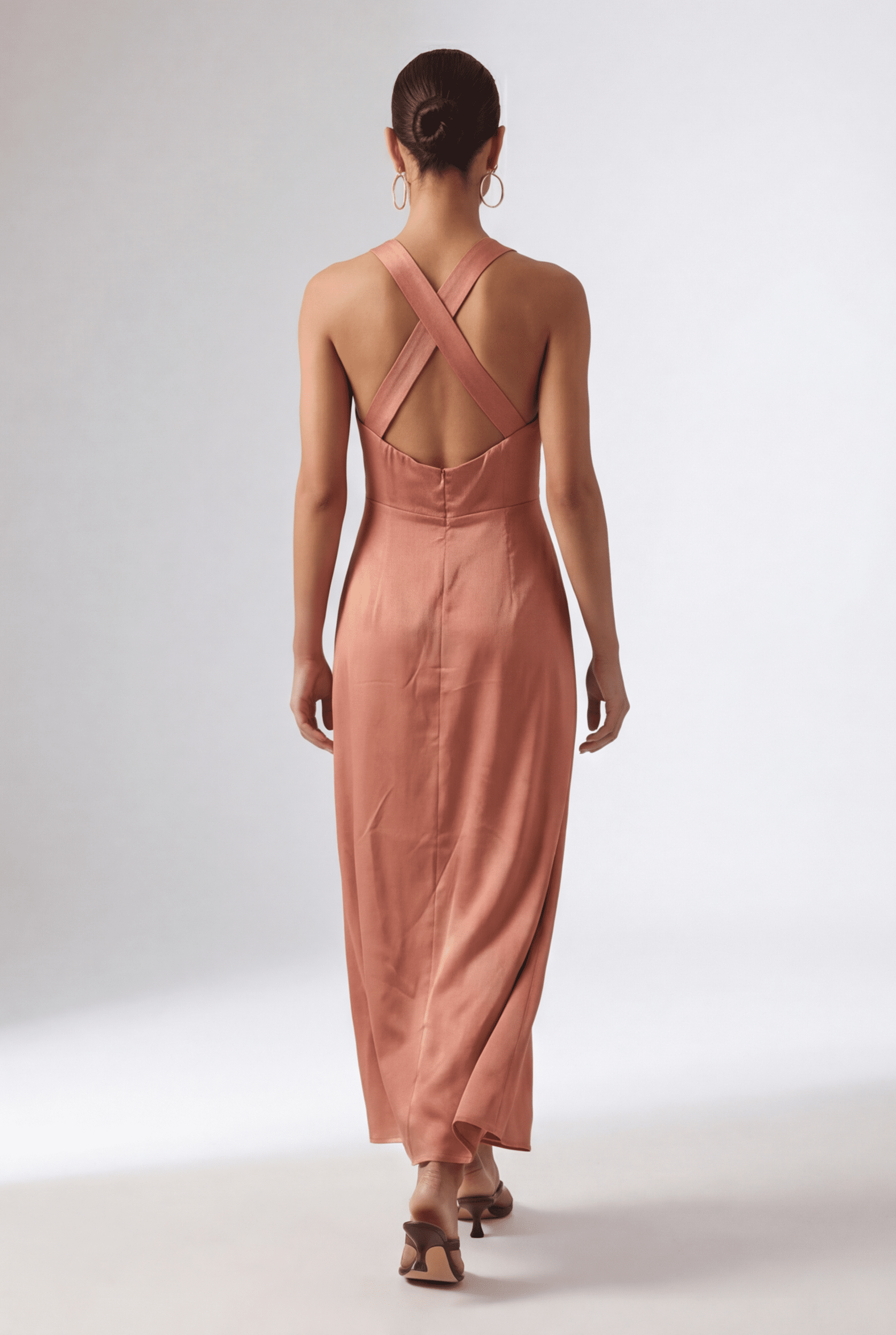 ROBE CROISEE - CAPRI - TERRACOTA ROBE NEW KOOKAI Mode Kookai