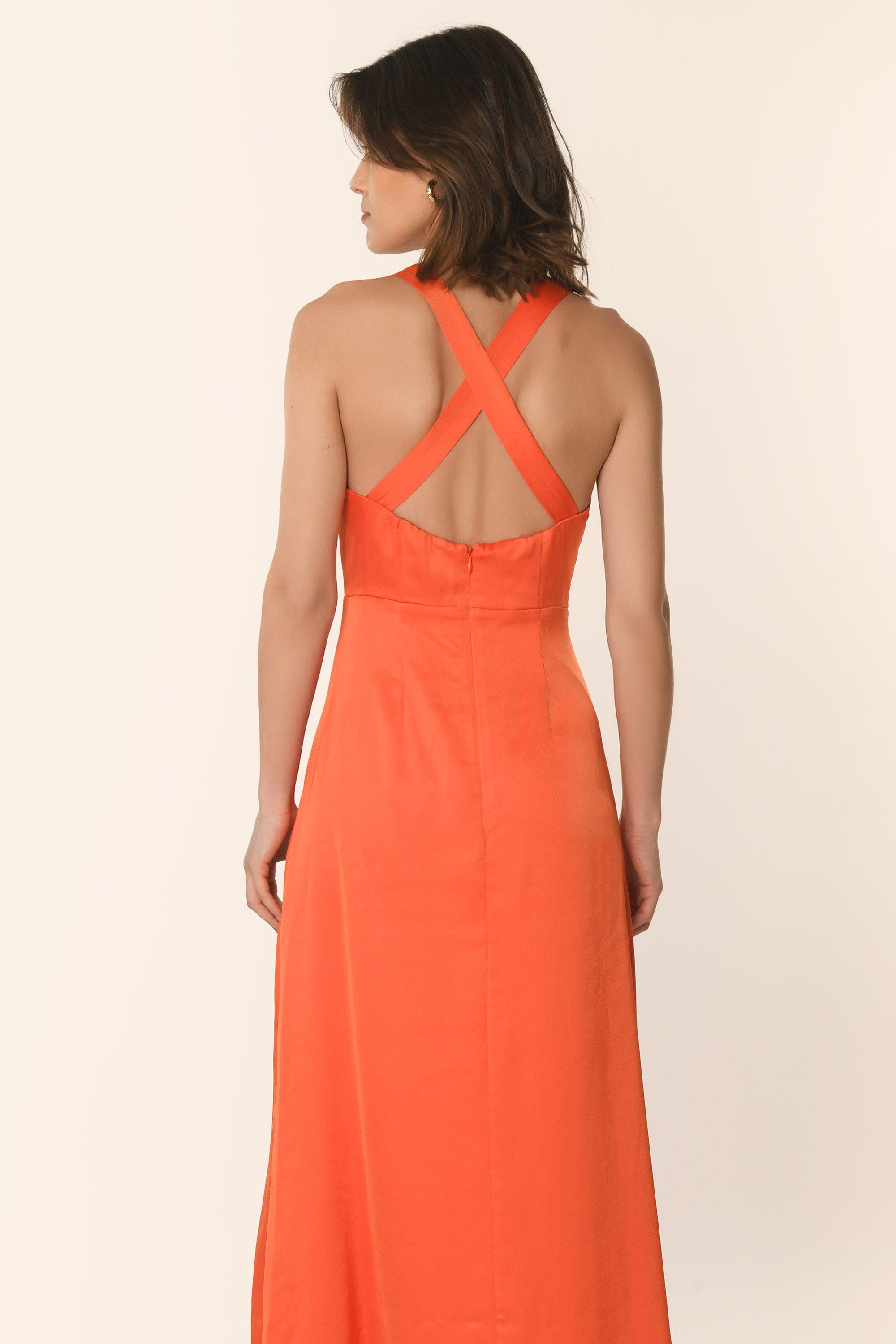 ROBE CROISÉE - ORANGE - ALLEGRA ROBE NEW KOOKAI Mode Kookai