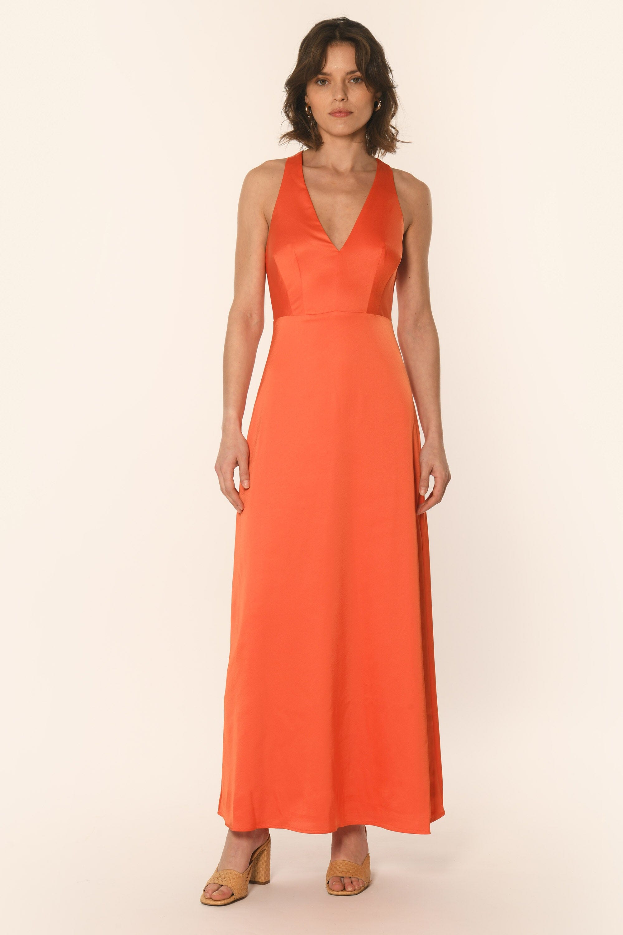 ROBE CROISÉE - ORANGE - ALLEGRA ROBE NEW KOOKAI Mode Kookai