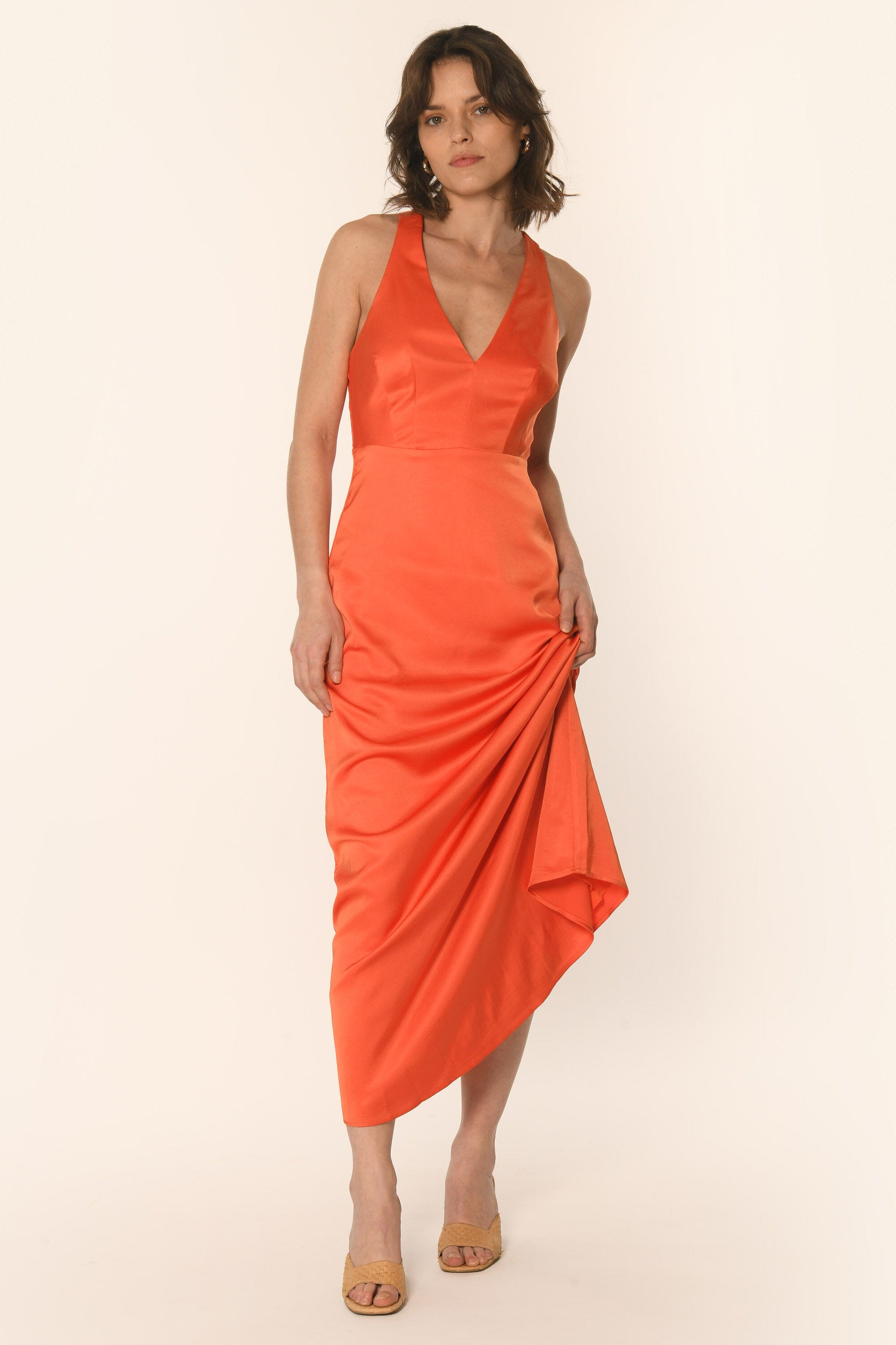 ROBE CROISÉE - ORANGE - ALLEGRA ROBE NEW KOOKAI Mode Kookai