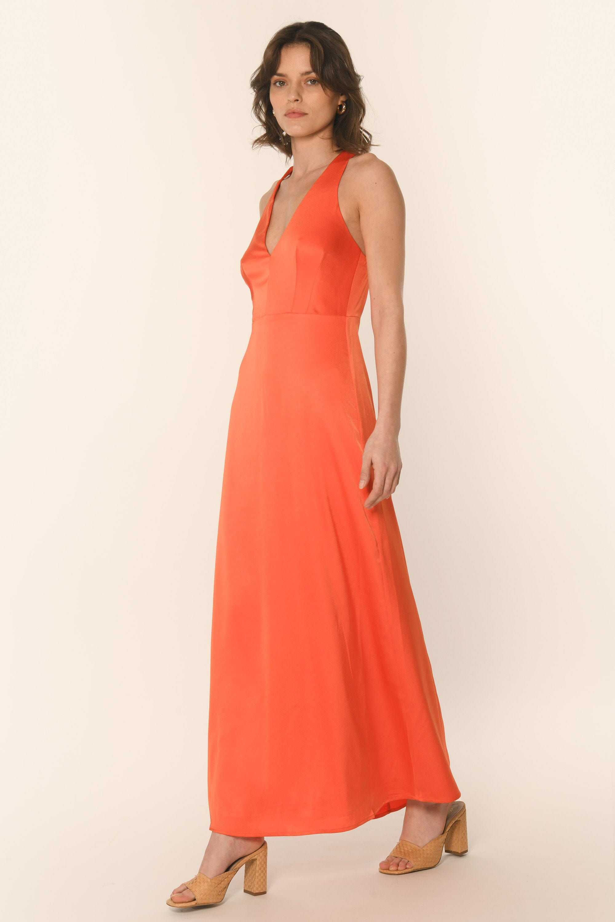 ROBE CROISÉE - ORANGE - ALLEGRA ROBE NEW KOOKAI Mode Kookai
