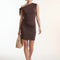 ROBE - CRYSTA - ESPRESSO ROBE NEW KOOKAI Mode Kookai