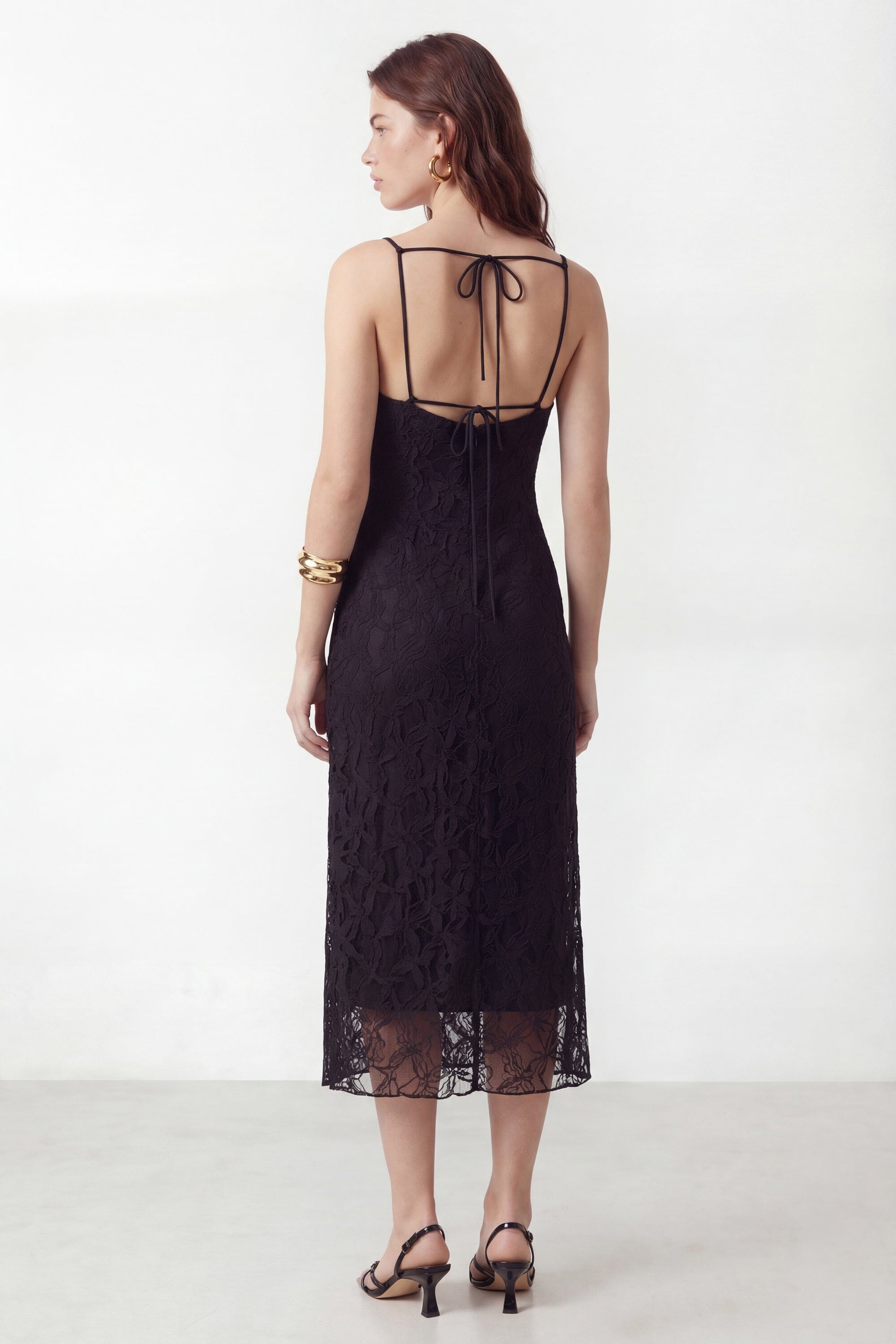 ROBE DENTELLE - CLAIRITY - NOIR ROBE NEW KOOKAI Mode Kookai