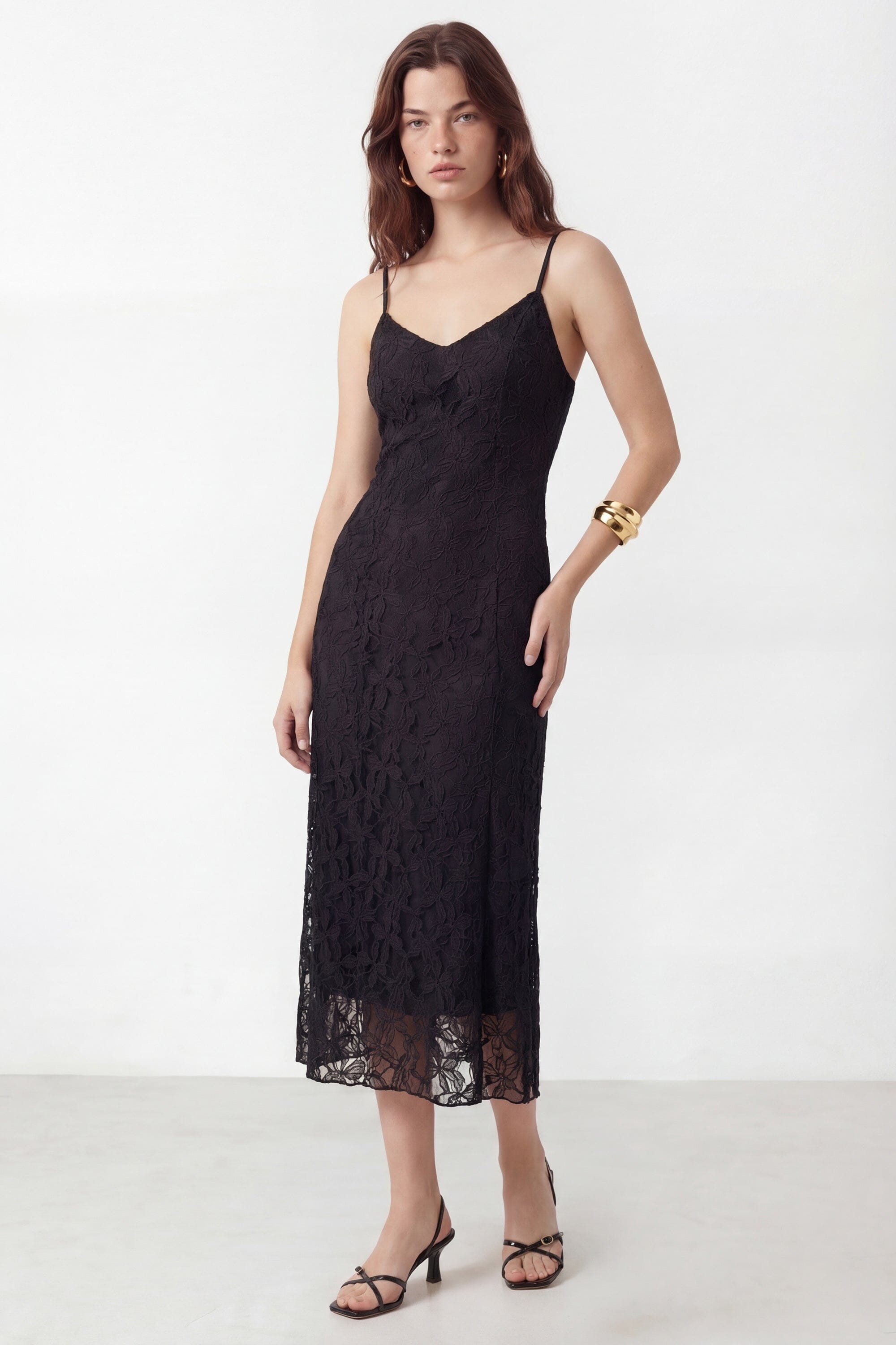 ROBE DENTELLE - CLAIRITY - NOIR ROBE NEW KOOKAI Mode Kookai