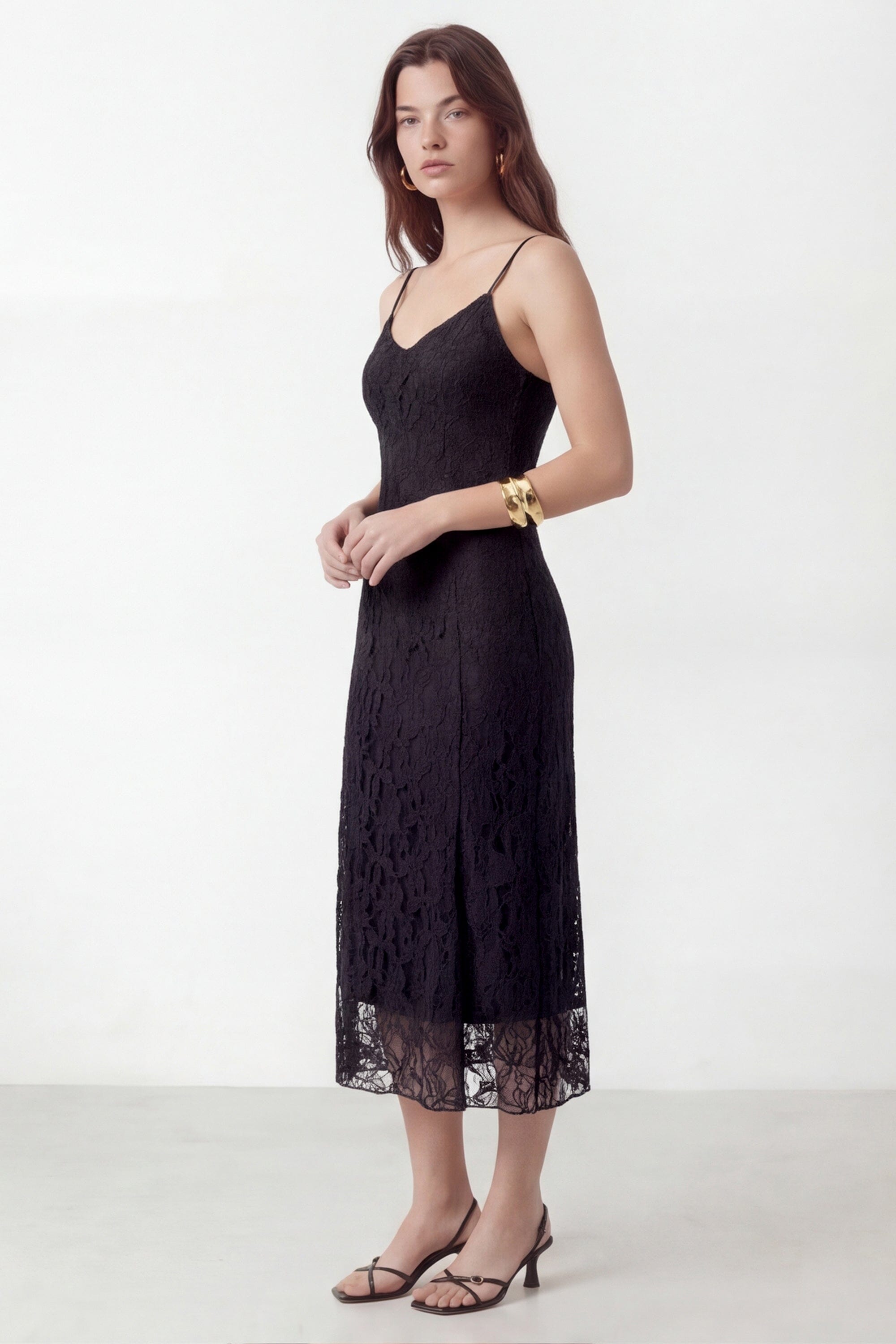 ROBE DENTELLE - CLAIRITY - NOIR ROBE NEW KOOKAI Mode Kookai