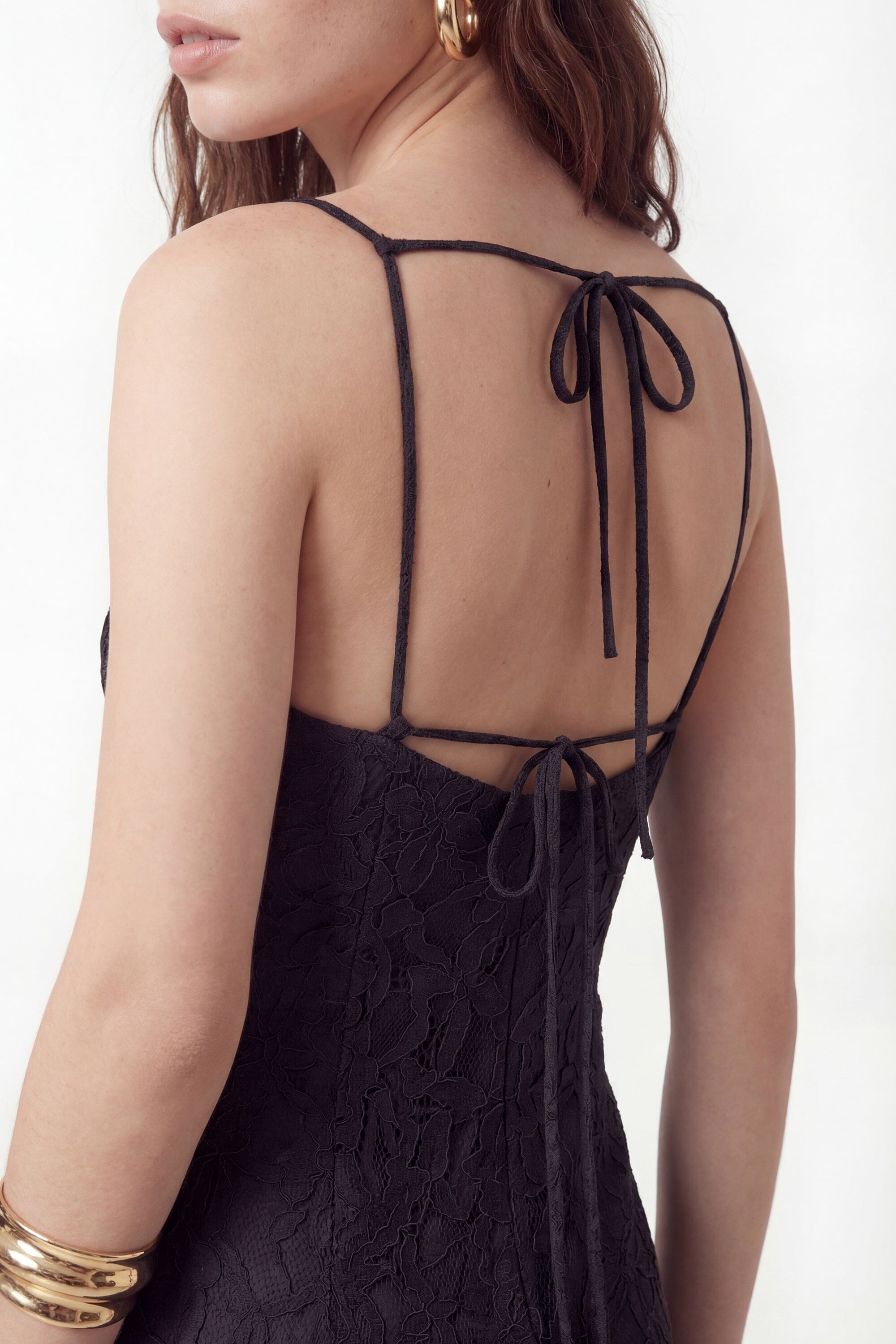 ROBE DENTELLE - CLAIRITY - NOIR ROBE NEW KOOKAI Mode Kookai