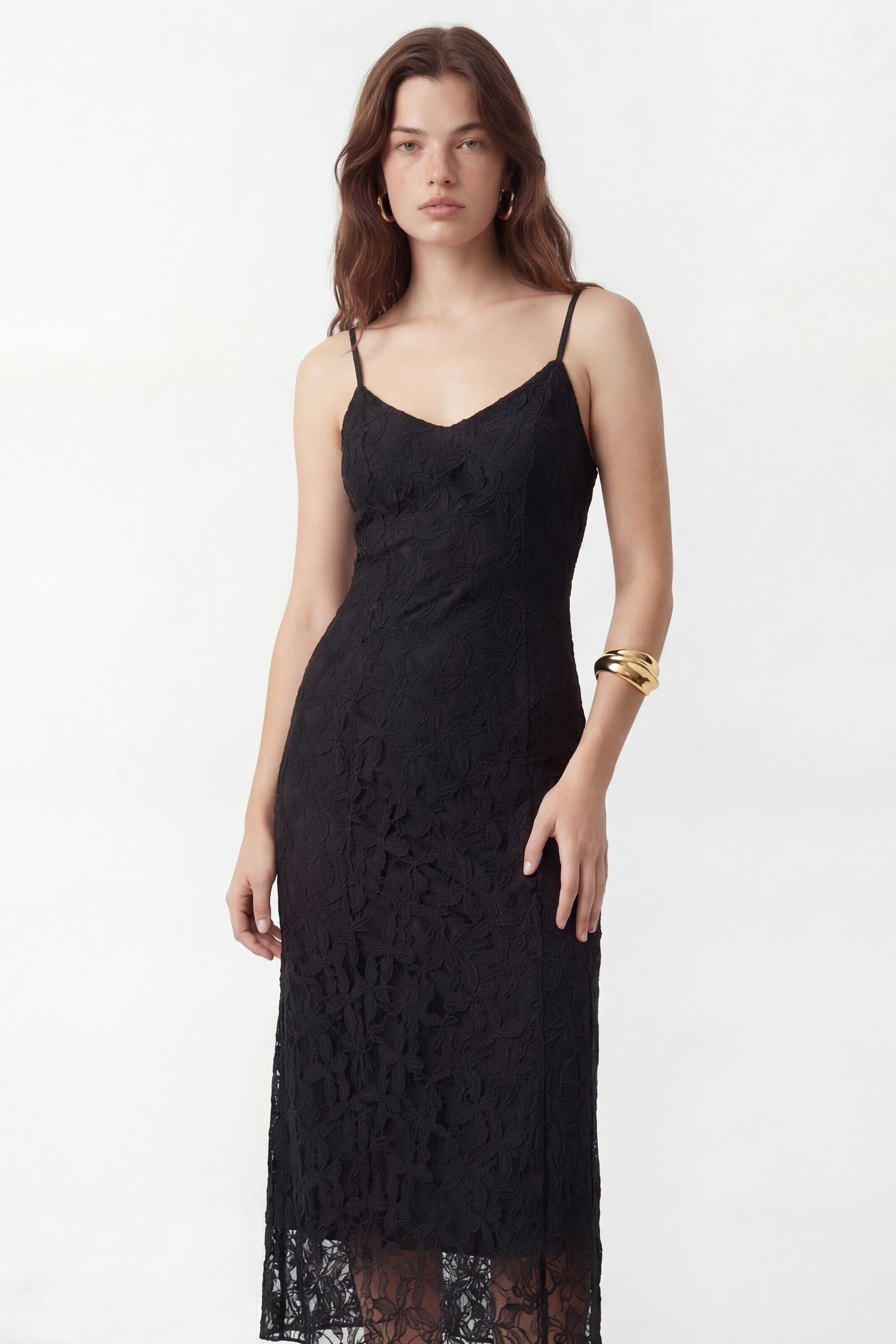 ROBE DENTELLE - CLAIRITY - NOIR ROBE NEW KOOKAI Mode Kookai