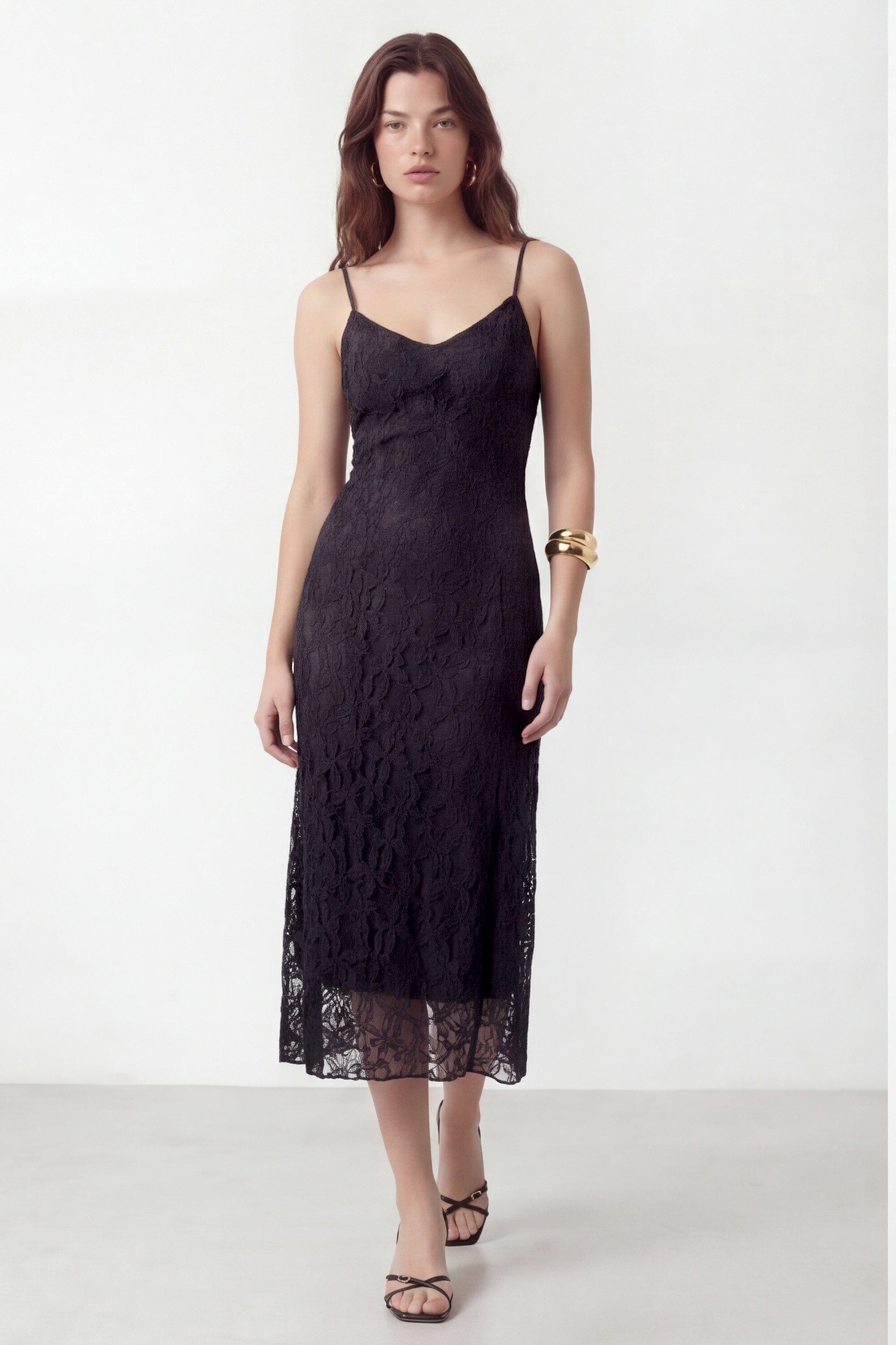 ROBE DENTELLE - CLAIRITY - NOIR ROBE NEW KOOKAI Mode Kookai