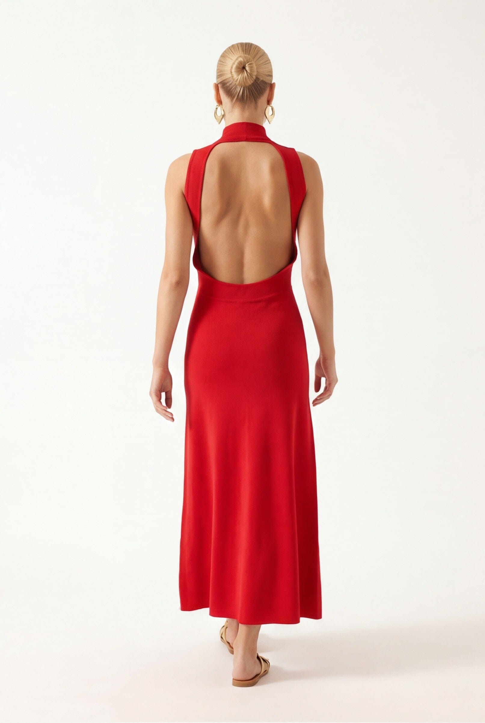 ROBE DOS NU - BERTINE - ROUGE ROBE NEW KOOKAI Mode Kookai