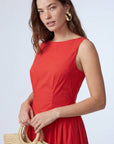 ROBE DOS NUS - CELIA - ROUGE ROBE NEW KOOKAI Mode Kookai