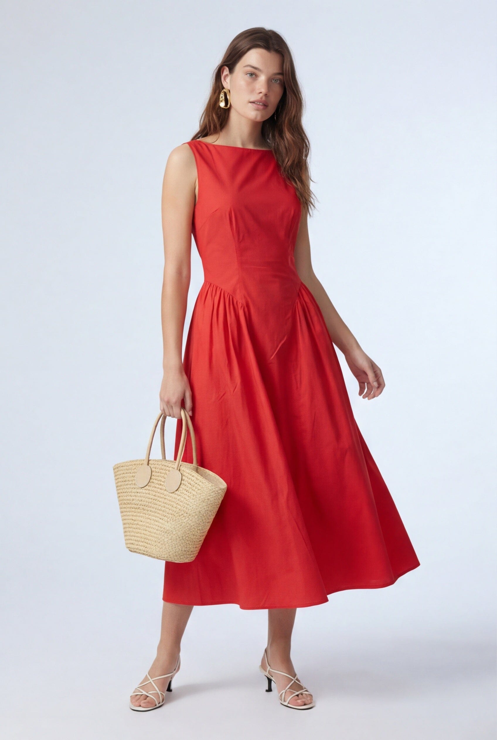 ROBE DOS NUS - CELIA - ROUGE ROBE NEW KOOKAI Mode Kookai