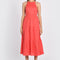 ROBE EN LIN MIDI TAHIA STRAWBERRY ROBE KOOKAI Mode Kookai