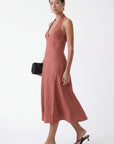 ROBE EVASEE - CHELSEA - TERRACOTTA ROBE NEW KOOKAI Mode Kookai