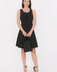 ROBE GODET - BROOKLYN - NOIR ROBE NEW KOOKAI Mode Kookai