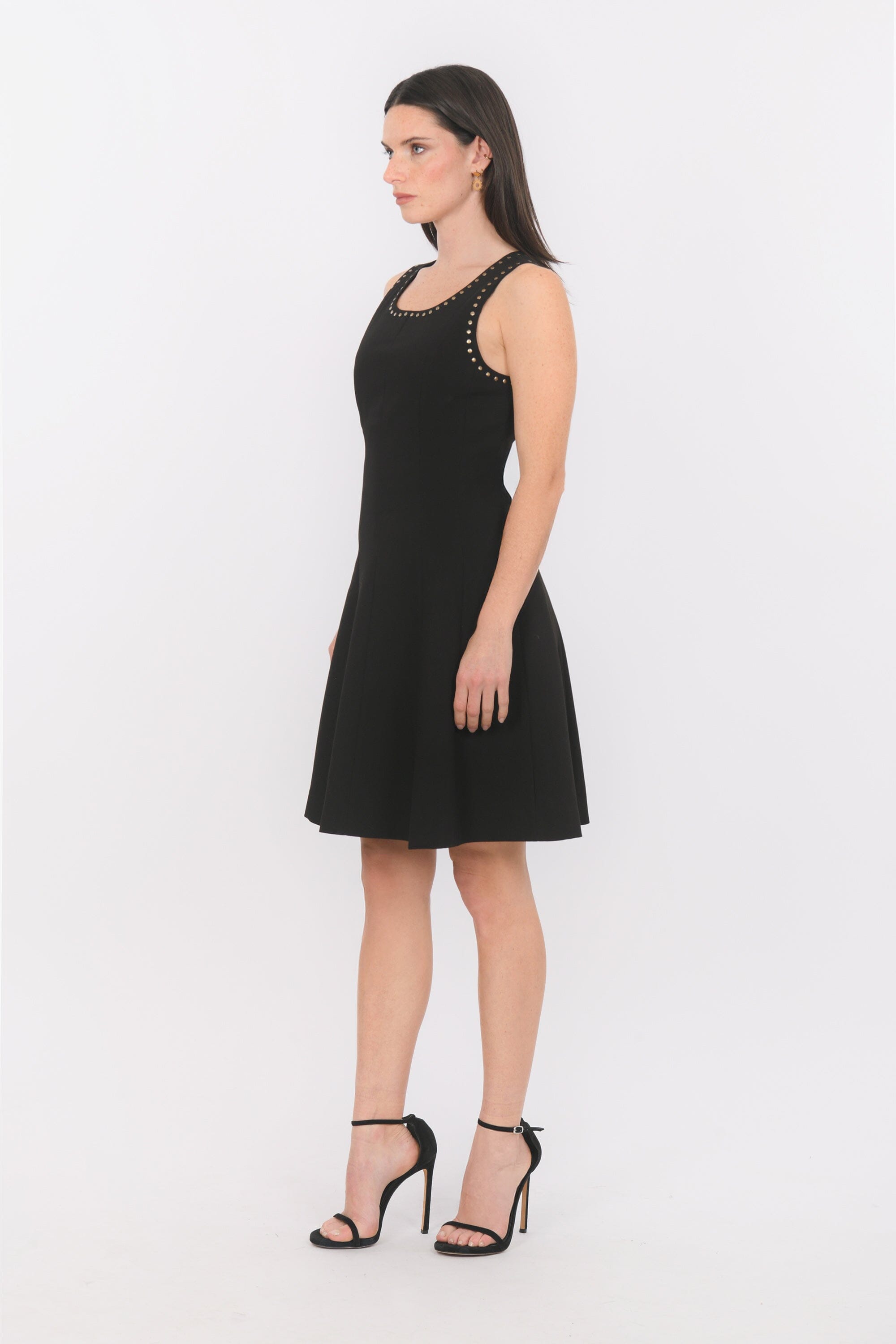 ROBE GODET - BROOKLYN - NOIR ROBE NEW KOOKAI Mode Kookai