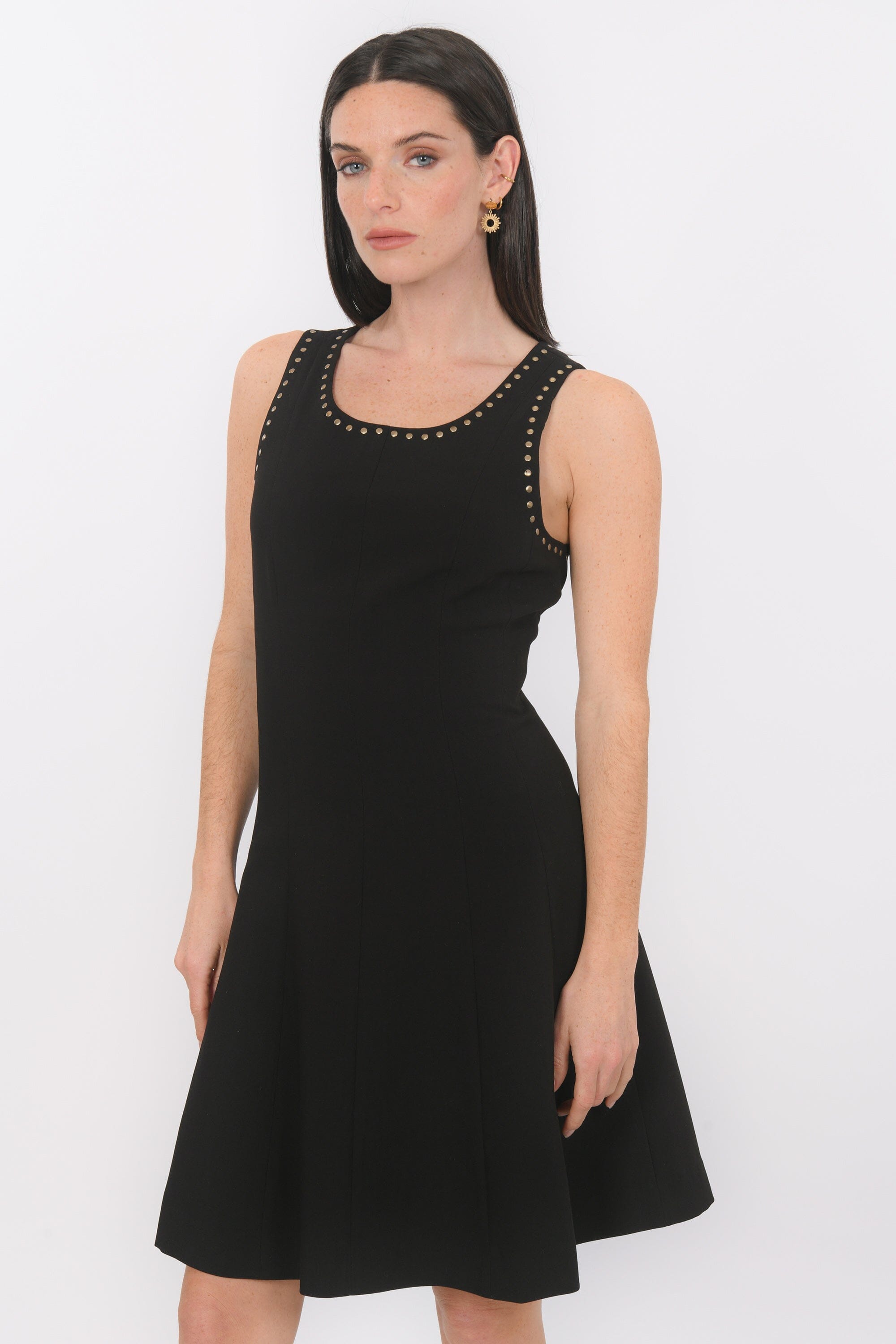 ROBE GODET - BROOKLYN - NOIR ROBE NEW KOOKAI Mode Kookai