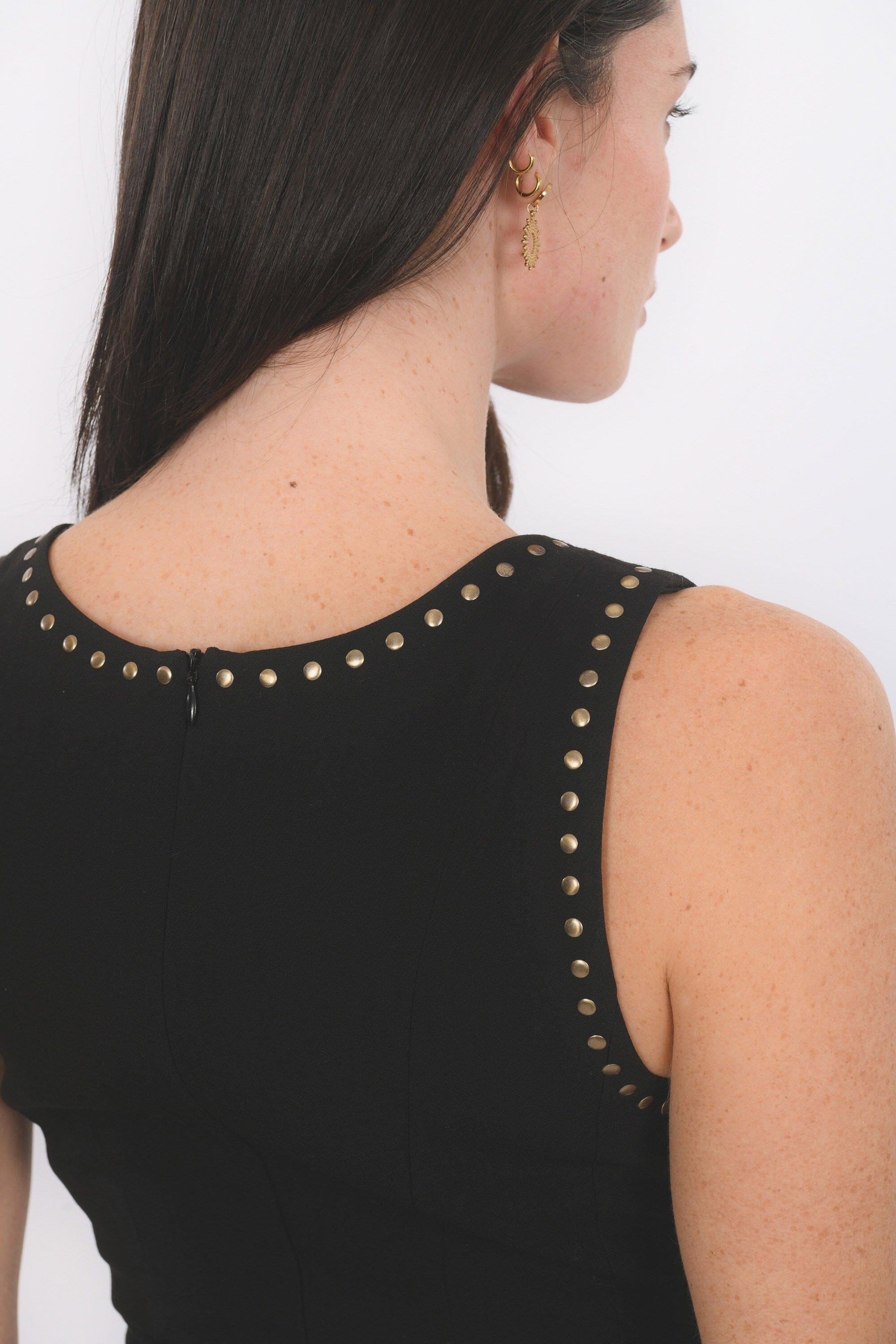 ROBE GODET - BROOKLYN - NOIR ROBE NEW KOOKAI Mode Kookai