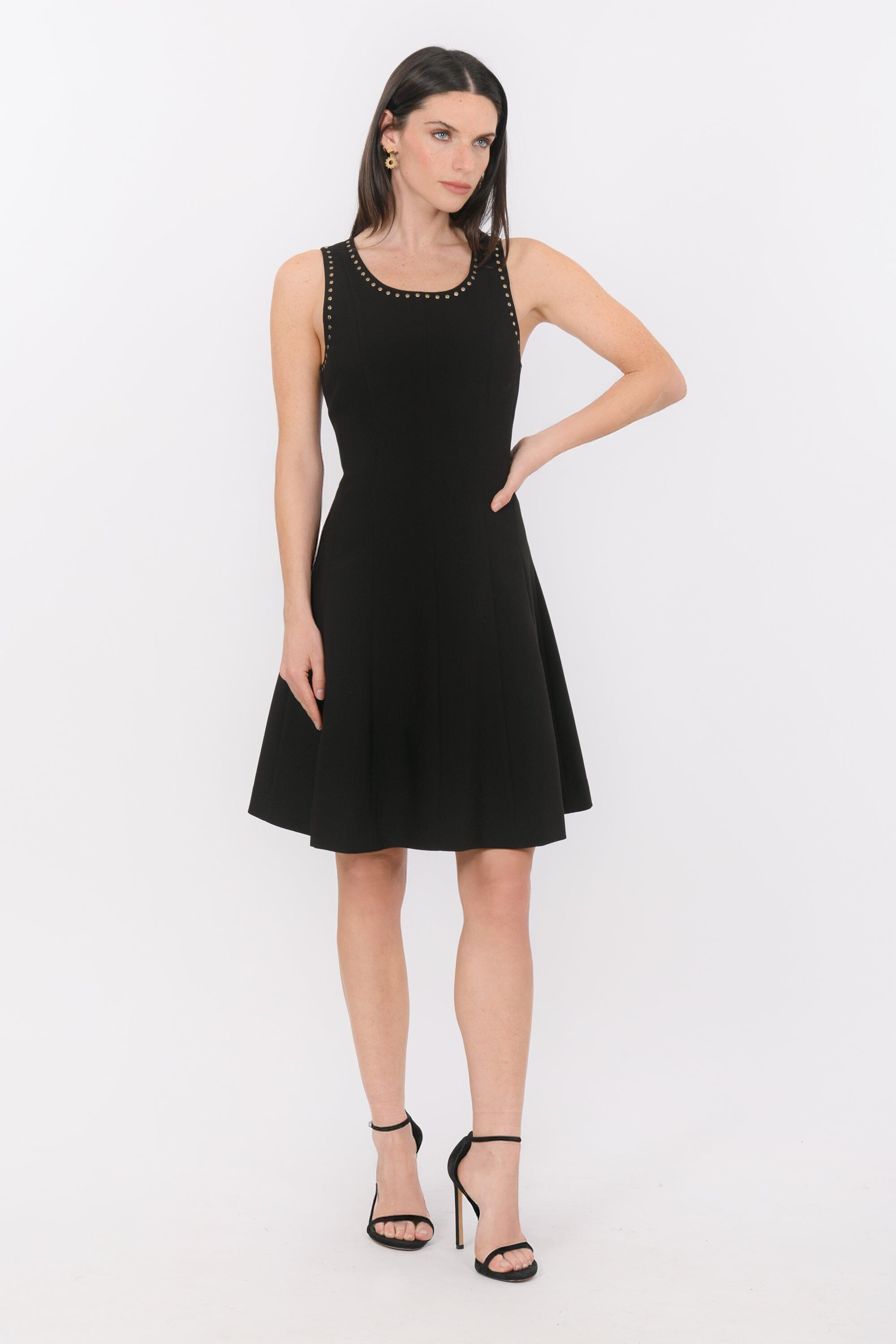 ROBE GODET - BROOKLYN - NOIR ROBE NEW KOOKAI Mode Kookai