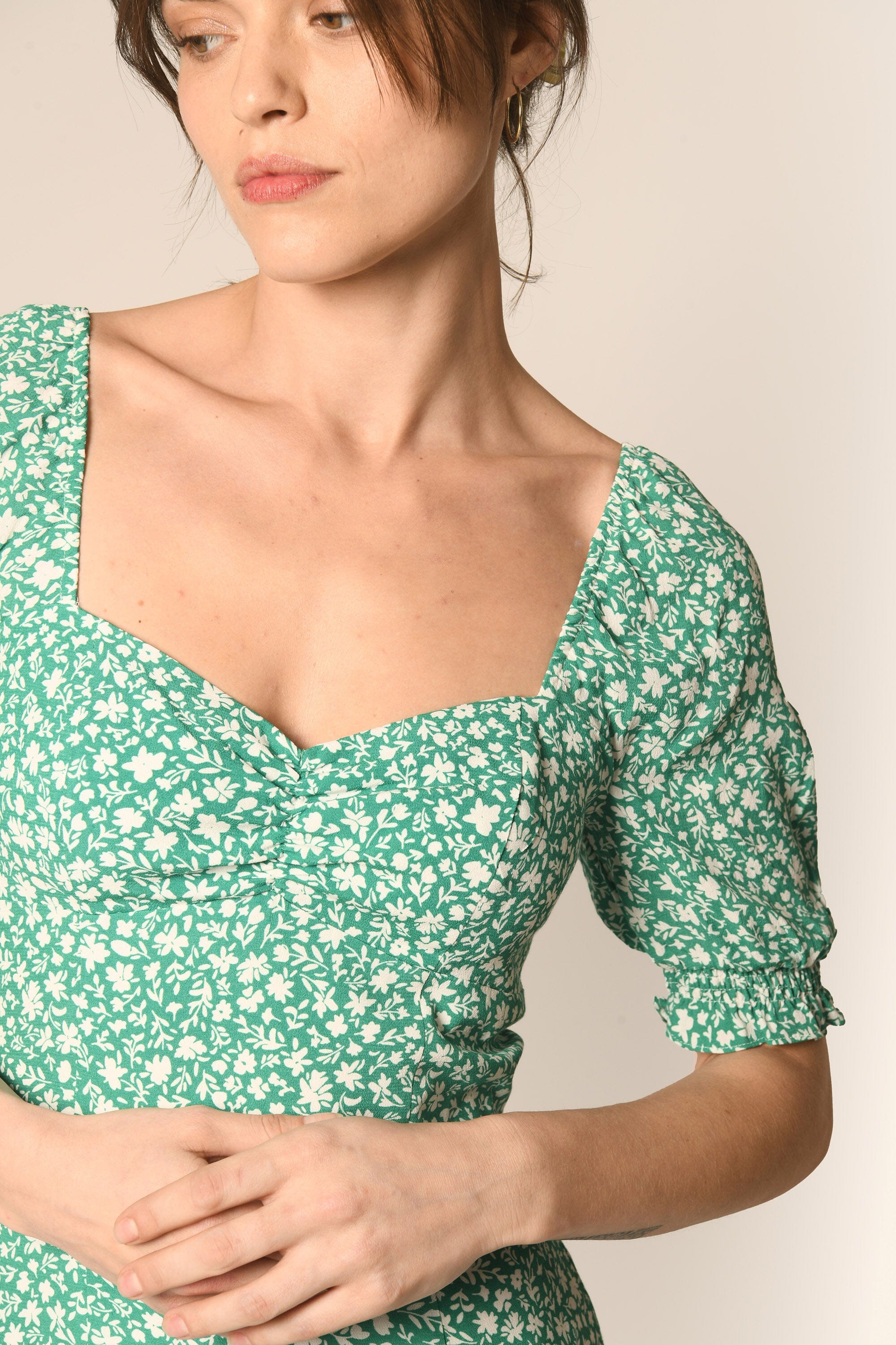 ROBE LIBERTY - VERT - AURELE ROBE NEW KOOKAI Mode Kookai