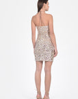 ROBE LINDSAY SEQUINS CHAMPAGNE ROBE KOOKAI Mode Kookai