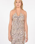 ROBE LINDSAY SEQUINS CHAMPAGNE ROBE KOOKAI Mode Kookai