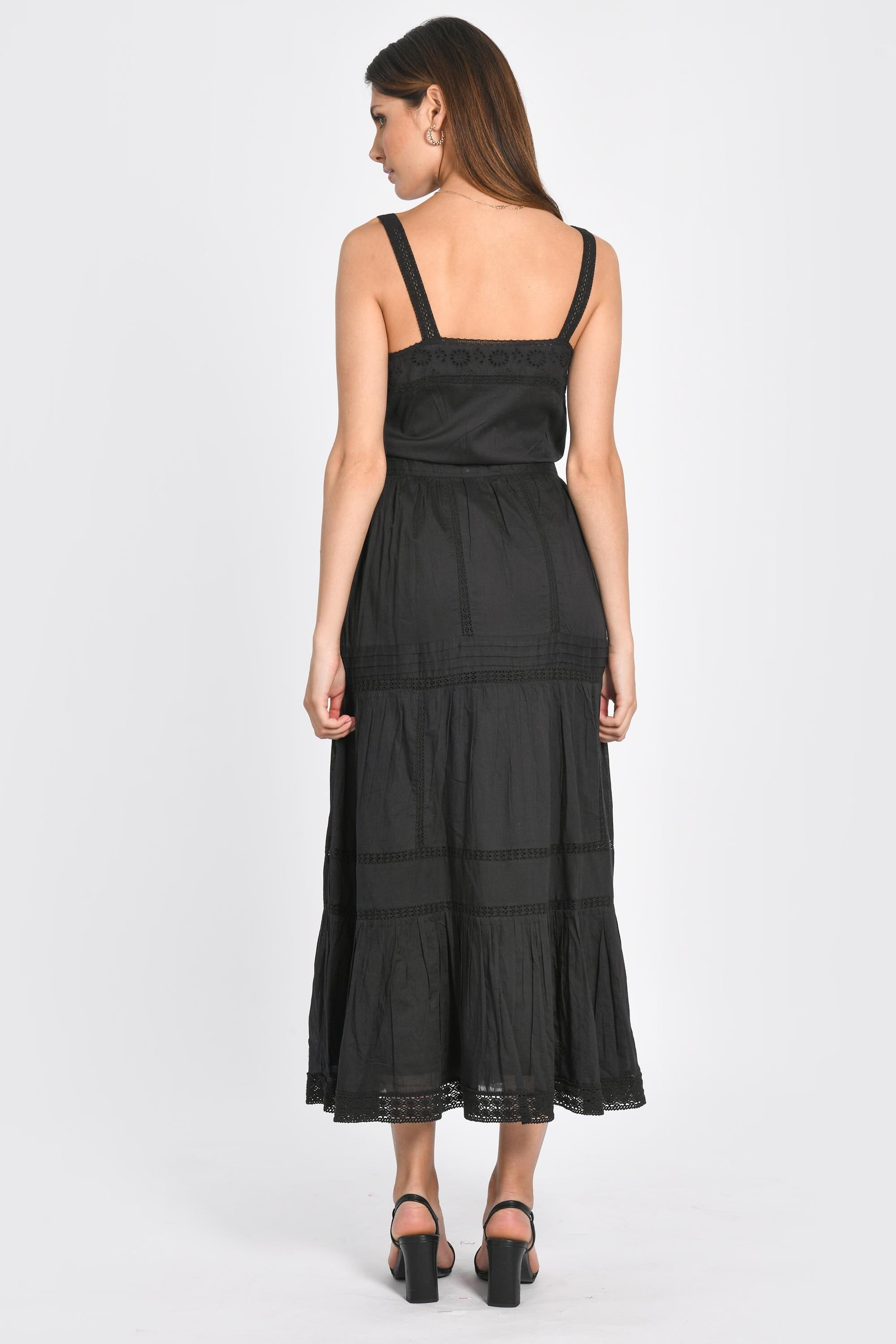 ROBE LONGUE ABBY BLACK ROBE KOOKAI Mode Kookai