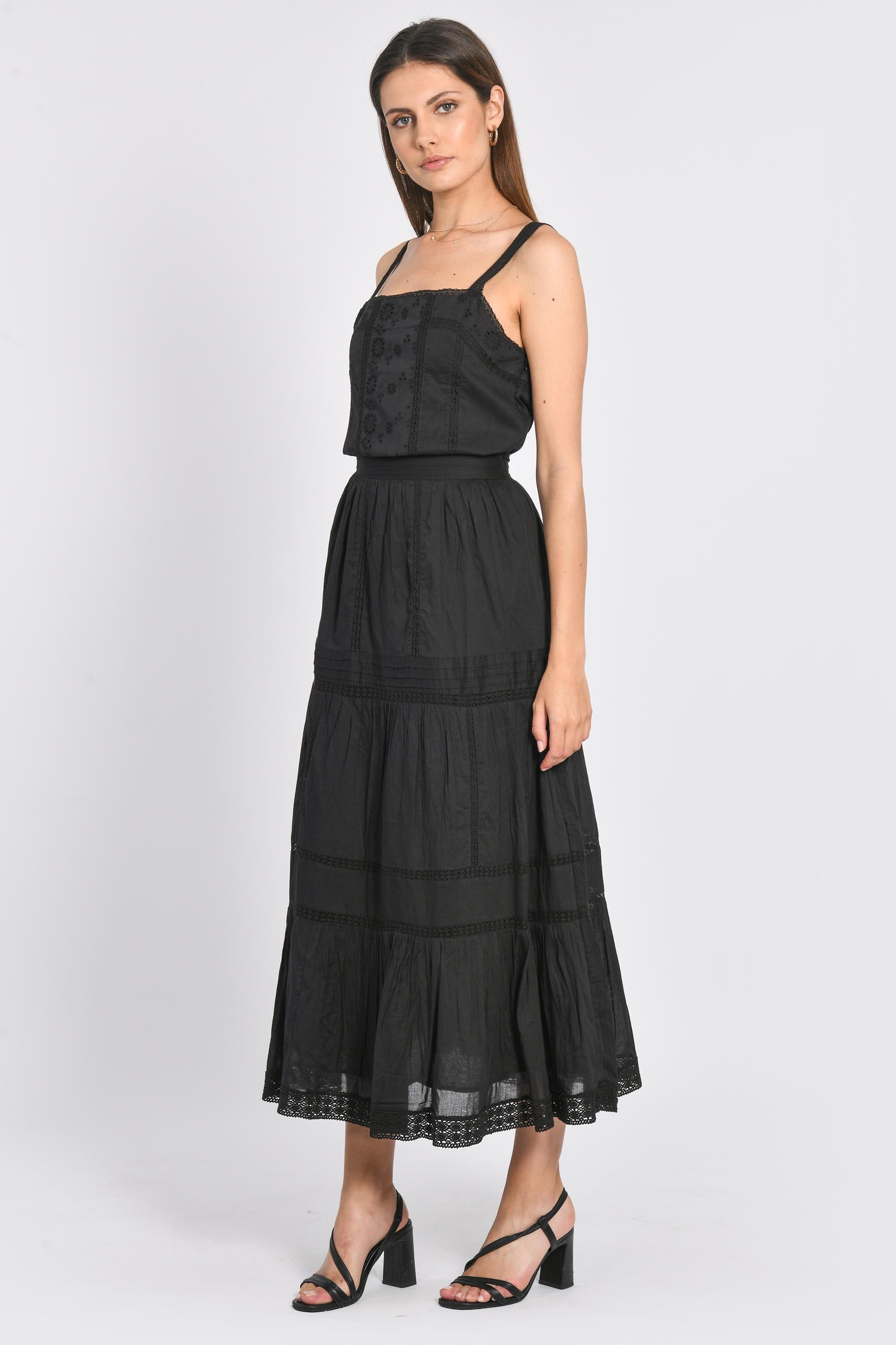 ROBE LONGUE ABBY BLACK ROBE KOOKAI Mode Kookai